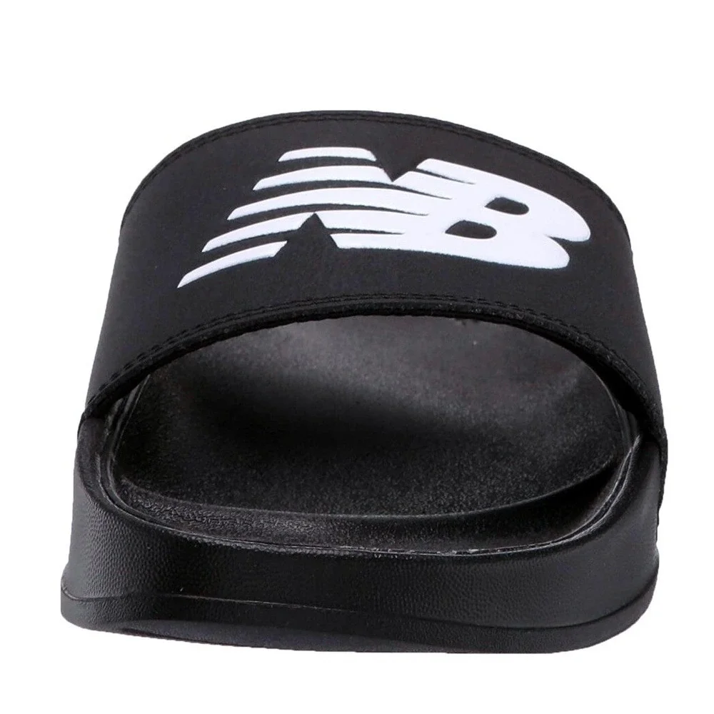New Balance Women's 200 V1 Slip-On Slide Sandal Black & White Size 7 New